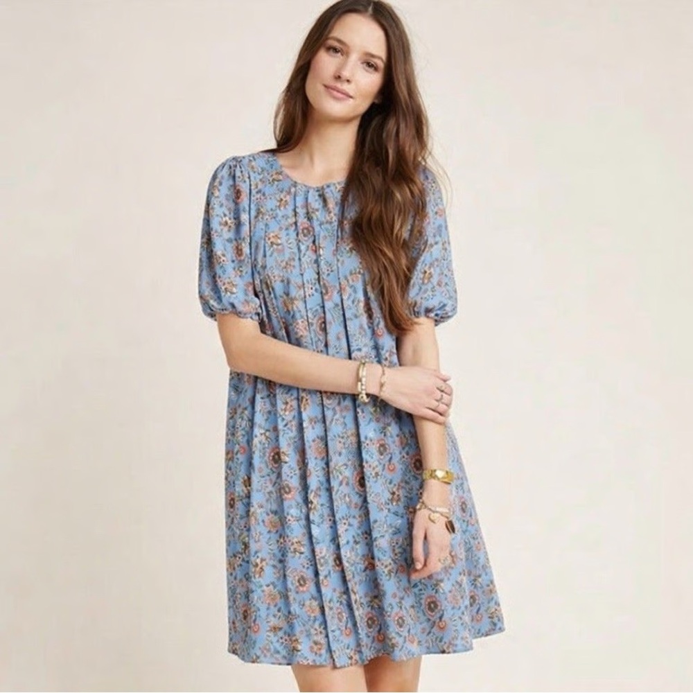 ANTHROPOLGIE SACHIN & BABI FLORAL DRESS